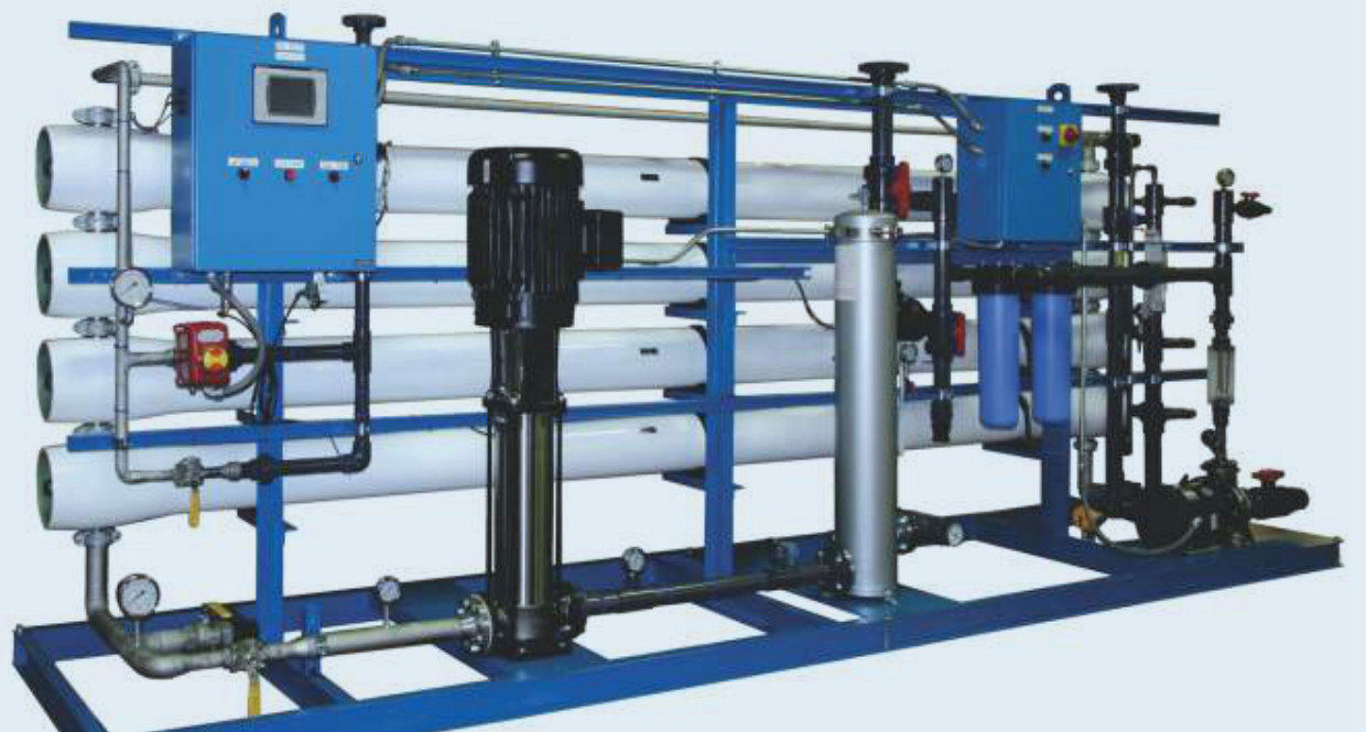 Industrial RO plant skid